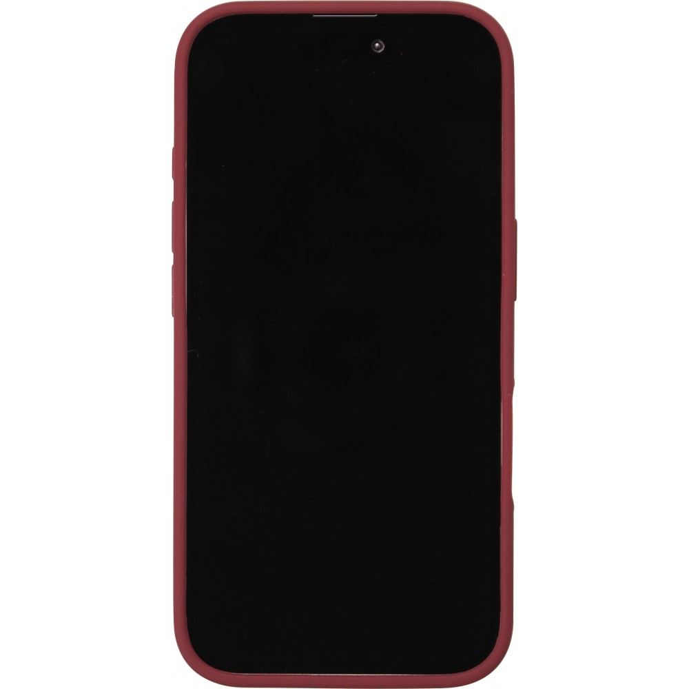 Coque iPhone 16 Plus - Soft Touch - Bordeaux