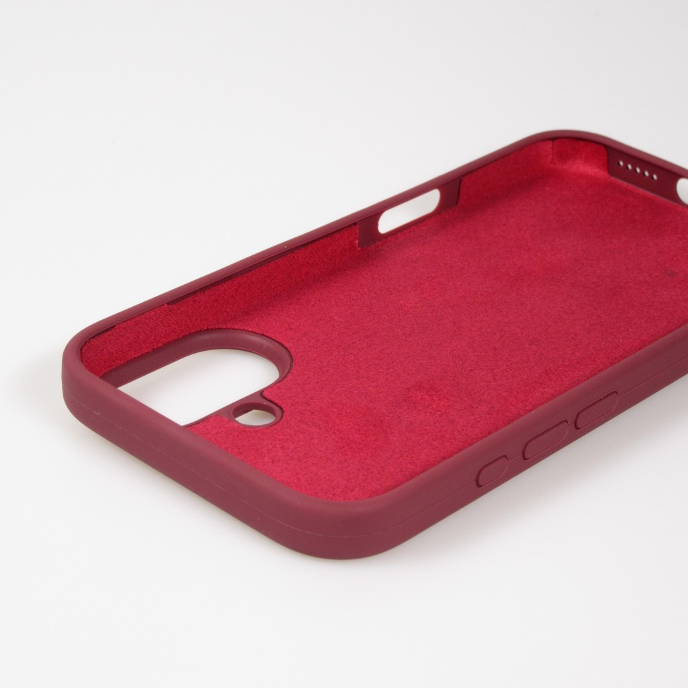 Coque iPhone 16 Plus - Soft Touch - Bordeaux