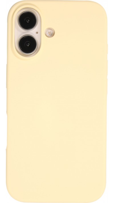 Coque iPhone 16 Plus - Soft Touch - Jaune