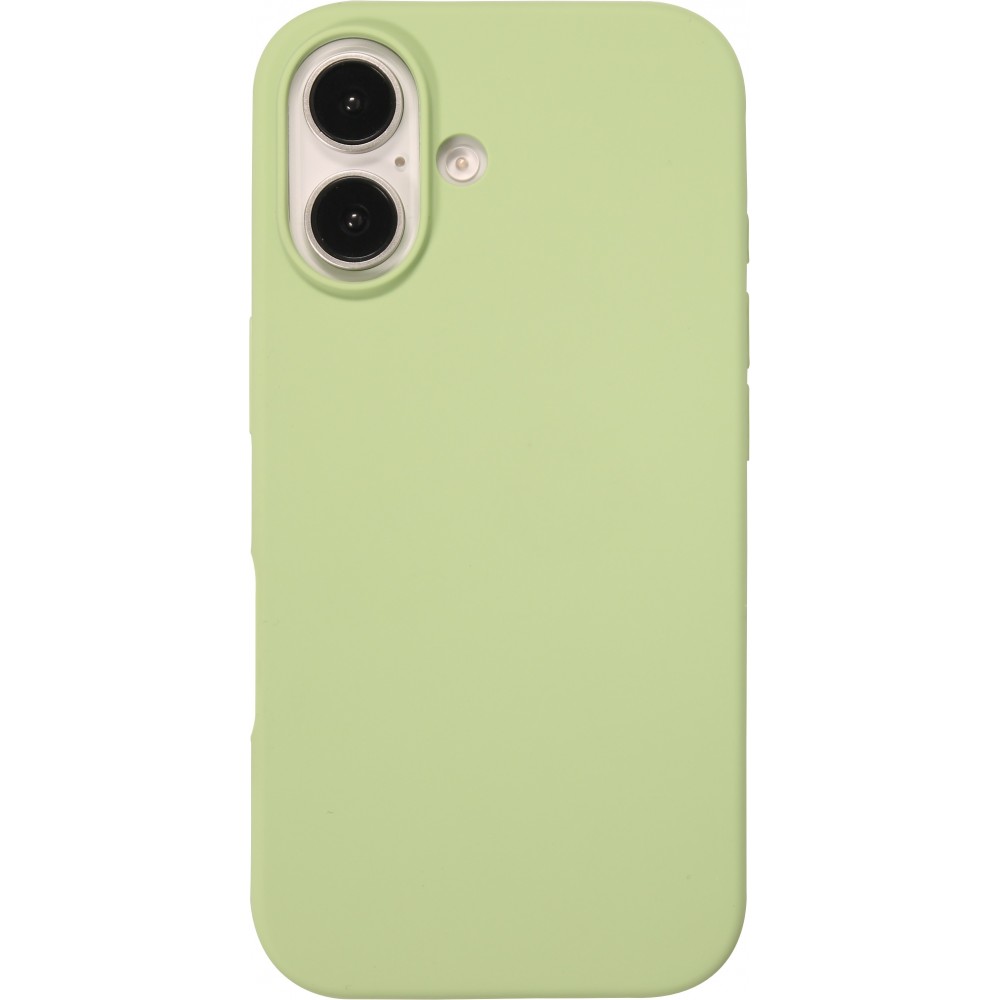 Coque iPhone 16 Plus - Soft Touch - Vert clair