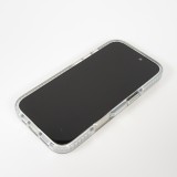 Coque iPhone 16 Pro Max - Puloka MagSafe élégante minimaliste et douce en silicone souple - Argent