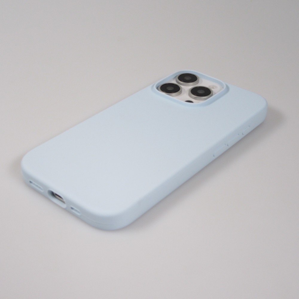 Coque iPhone 16 Pro Max - Soft Touch - Bleu clair