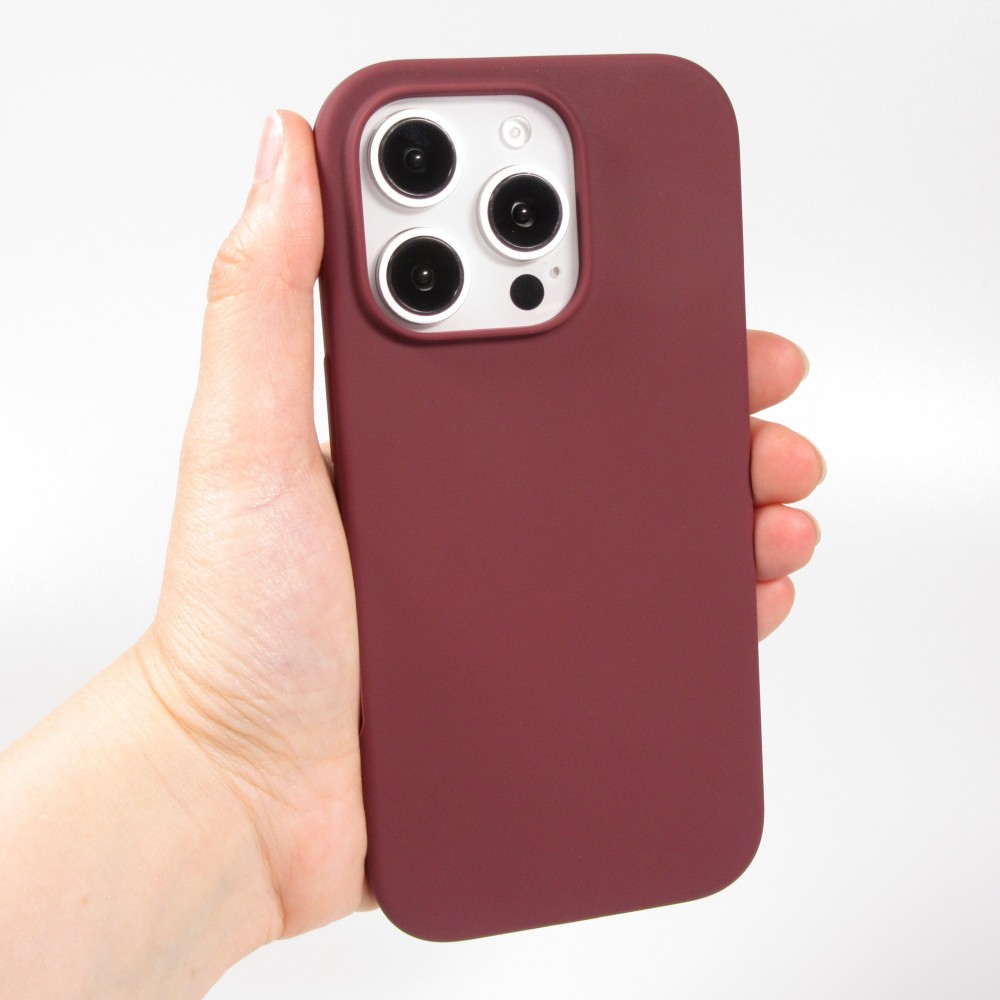 Coque iPhone 16 Pro Max - Soft Touch - Bordeaux