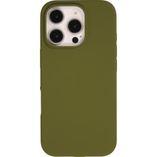 Coque iPhone 16 Pro Max - Soft Touch - Vert militaire