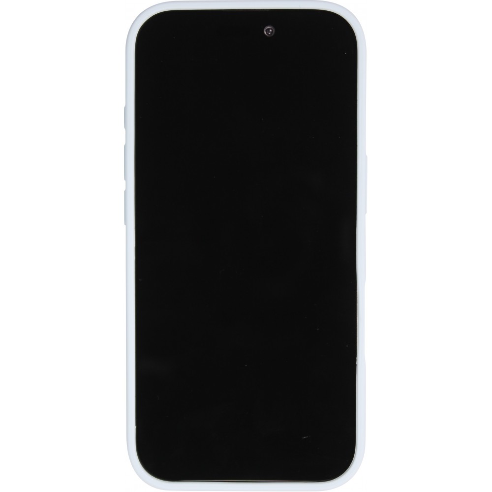 Coque iPhone 16 Pro - Soft Touch - Bleu clair