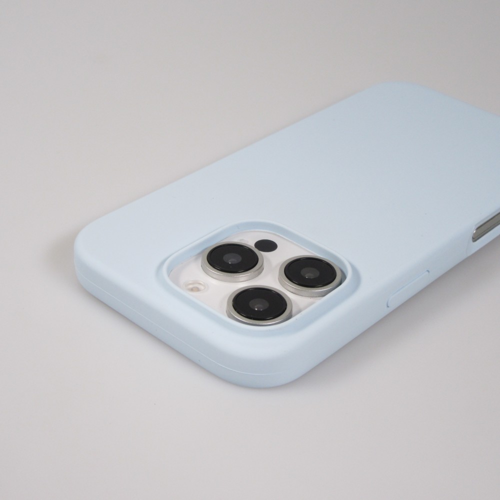 Coque iPhone 16 Pro - Soft Touch - Bleu clair