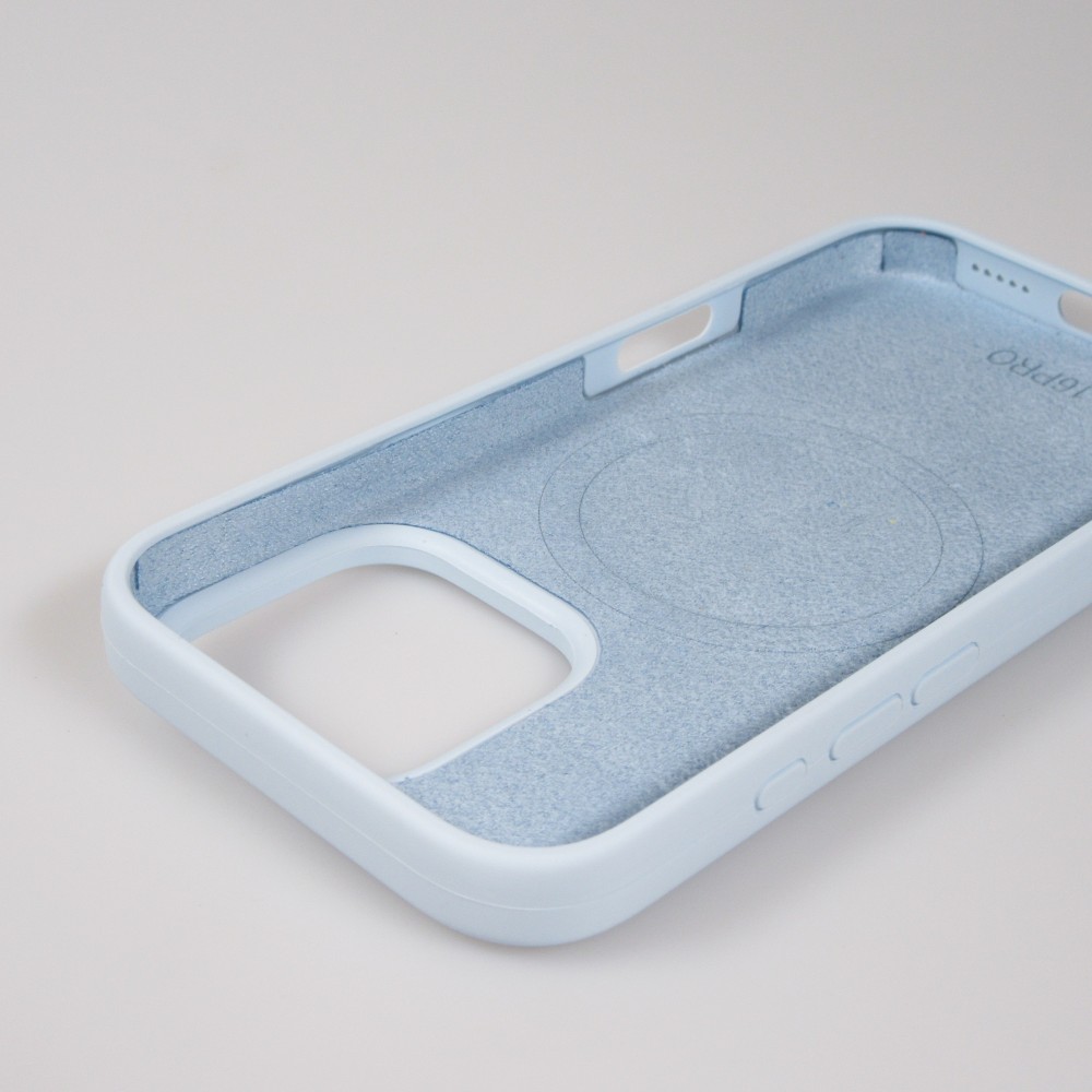 Coque iPhone 16 Pro - Soft Touch - Bleu clair
