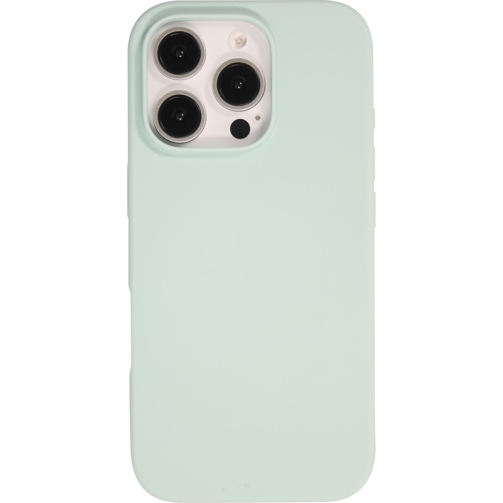 Coque iPhone 16 Pro - Soft Touch -  Vert d'eau