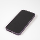Coque iPhone 15 Pro - Ultra-légère et aérée avec look grille compatible MagSafe - Violet