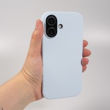 Coque iPhone 16 - Soft Touch - Bleu clair