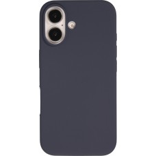 Coque iPhone 16 - Soft Touch - Bleu fonc&eacute;