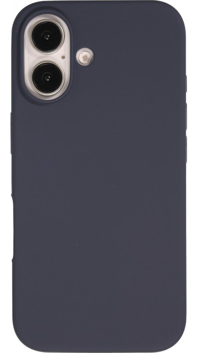 Coque iPhone 16 - Soft Touch - Bleu foncé