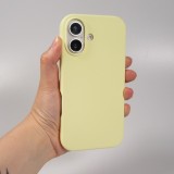 Coque iPhone 16 - Soft Touch - Jaune