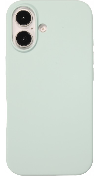 Coque iPhone 16 - Soft Touch -  Vert d'eau