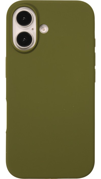 Coque iPhone 16 - Soft Touch - Vert militaire