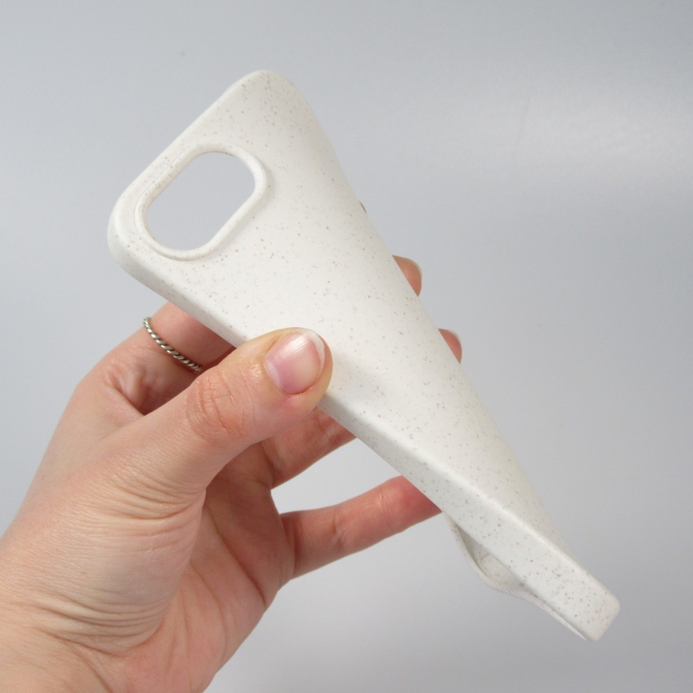 Coque iPhone 16e - Bio Eco-Friendly biodégradable écologique nature - Blanc
