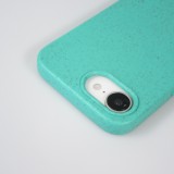 Coque iPhone 16e - Bio Eco-Friendly nature avec cordon collier - Turquoise
