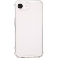 Coque iPhone 16e - Bumper Glass Hybrid TPU silicone anti-choc - Transparent