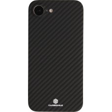 Coque iPhone 16e - Carbomile case de protection en fibre de carbone aramide véritable - Noir