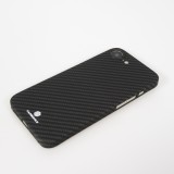 Coque iPhone 16e - Carbomile case de protection en fibre de carbone aramide véritable - Noir