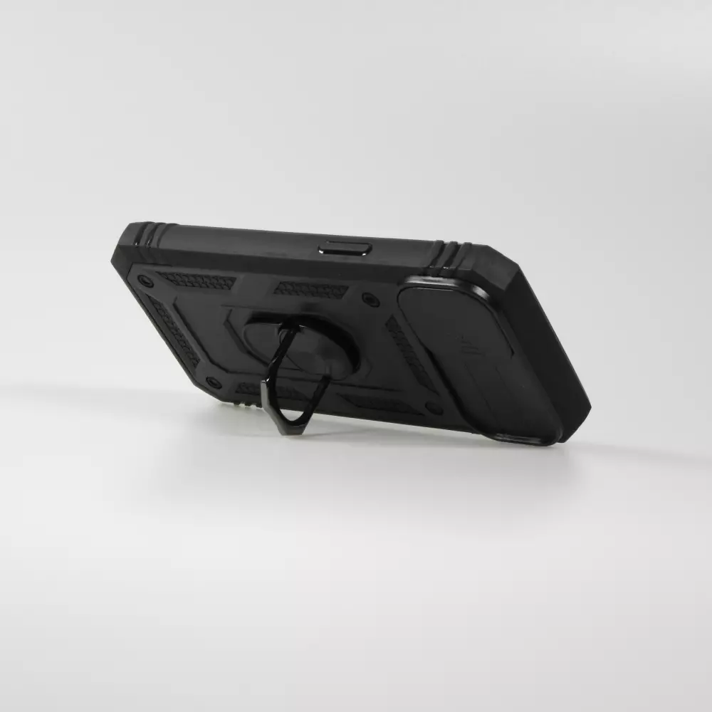 iPhone 16e Case Hülle - Full Body Armor Military-Grade - Schwarz