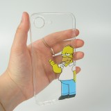 Coque iPhone 16e - Gel cartoon Homer Simpson