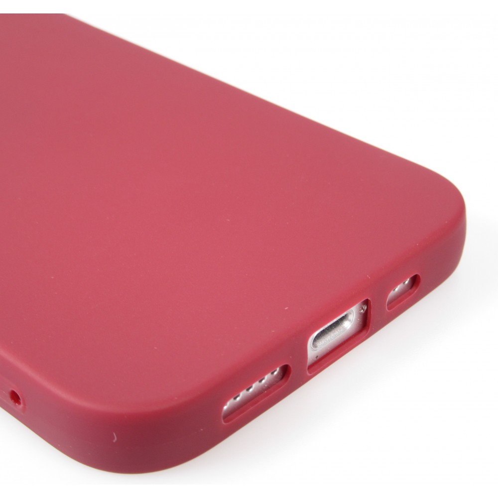 Coque iPhone 16e - Gel coeur - Rouge