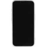 iPhone 16e Case H&uuml;lle - Gummi weich mit Kameraschutzglas MagSafe - Silber