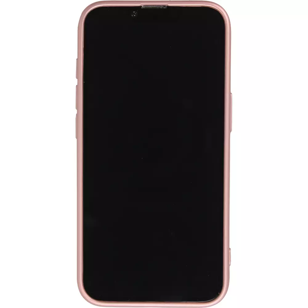 Coque iPhone 16e - Gel souple avec vitre de protection cam&eacute;ra MagSafe - Rose