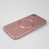 Coque iPhone 16e - Gel souple avec vitre de protection caméra MagSafe - Rose