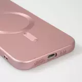 Coque iPhone 16e - Gel souple avec vitre de protection cam&eacute;ra MagSafe - Rose