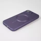 Coque iPhone 16e - Gel souple avec vitre de protection cam&eacute;ra MagSafe - Violet
