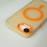 Coque iPhone 16e - Jelly Color semi-transparent avec MagSafe - Orange