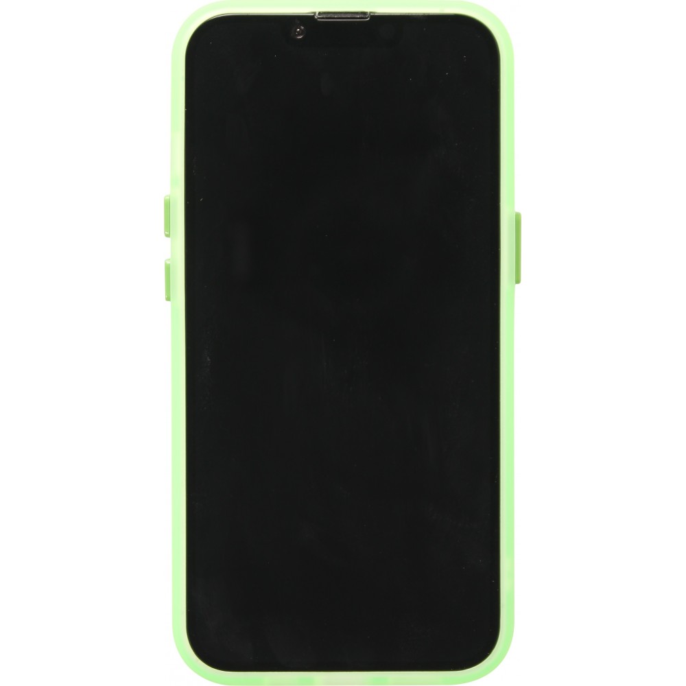 Coque iPhone 16e - Jelly Color semi-transparent avec MagSafe - Vert