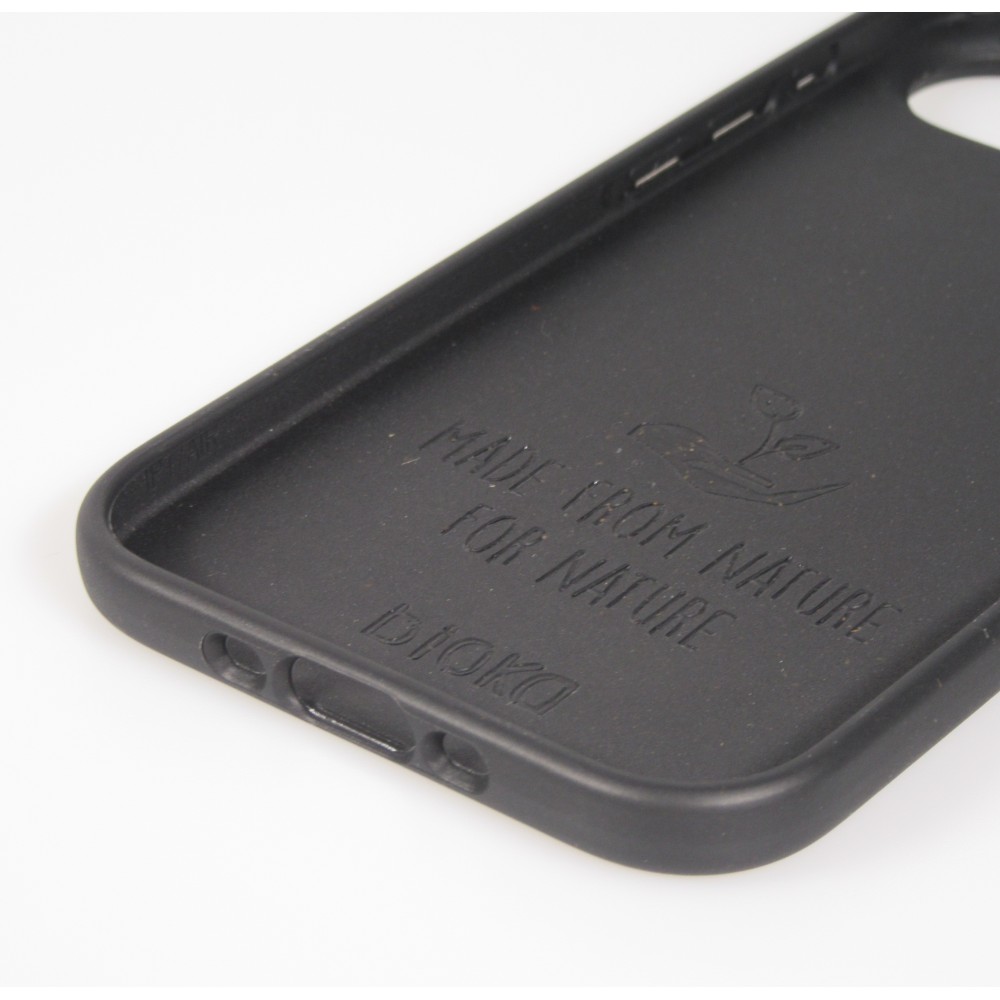 Coque iPhone Air - Bioka biodégradable et compostable Eco-Friendly - Noir