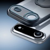 iPhone 17 Air Case Hülle - Dux Ducis Aimo Mag Serie mit Halterung und Magnetring - Schwarz