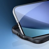 iPhone 17 Air Case Hülle - Dux Ducis Aimo Mag Serie mit Halterung und Magnetring - Schwarz