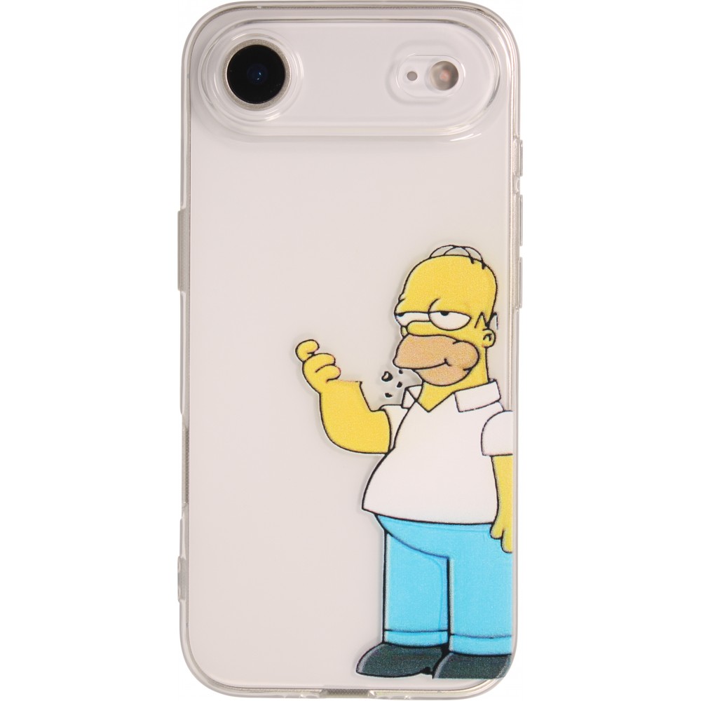 Coque iPhone Air - Gel cartoon Homer Simpson