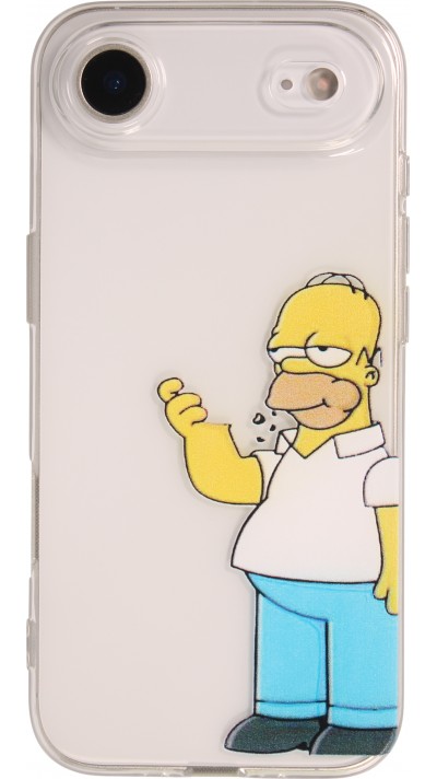 Coque iPhone Air - Gel cartoon Homer Simpson