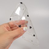 iPhone Air Case Hülle - Gummi kleines Herz - Schwarz