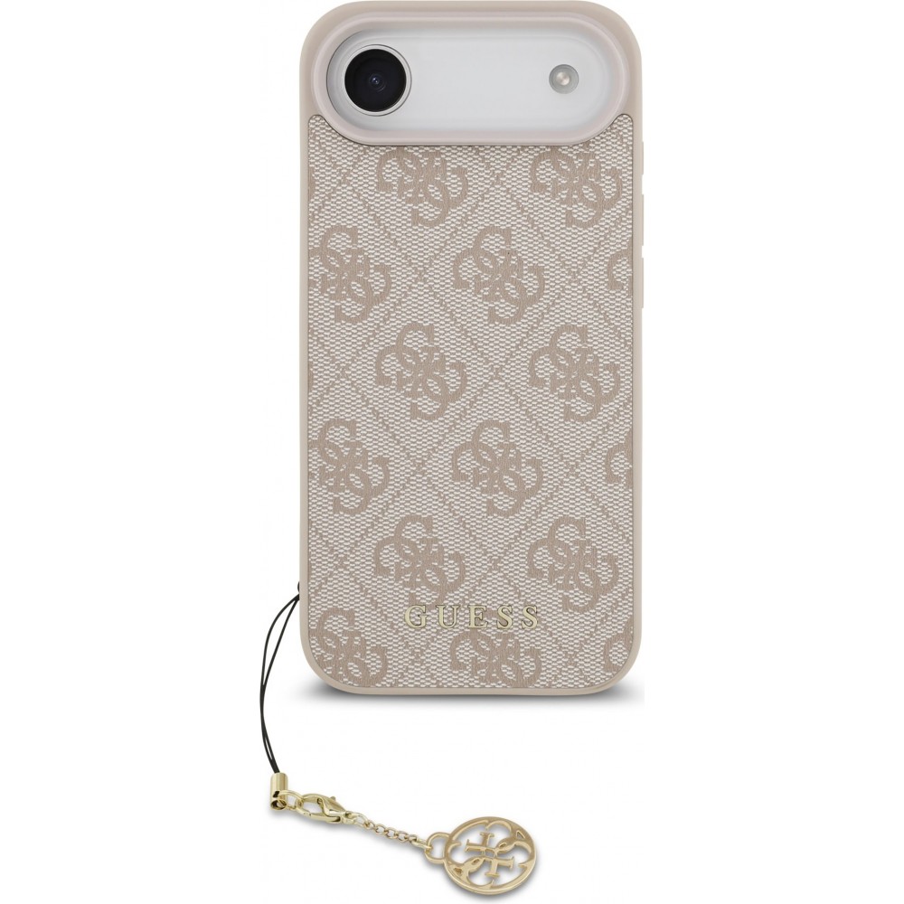 Coque iPhone 17 Air - Guess 4G charm protection élégante design raffiné accessoire tendance - Rose