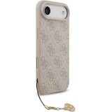 Coque iPhone 17 Air - Guess 4G charm protection élégante design raffiné accessoire tendance - Rose