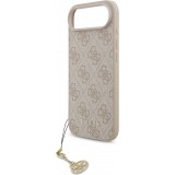 Coque iPhone 17 Air - Guess 4G charm protection élégante design raffiné accessoire tendance - Rose