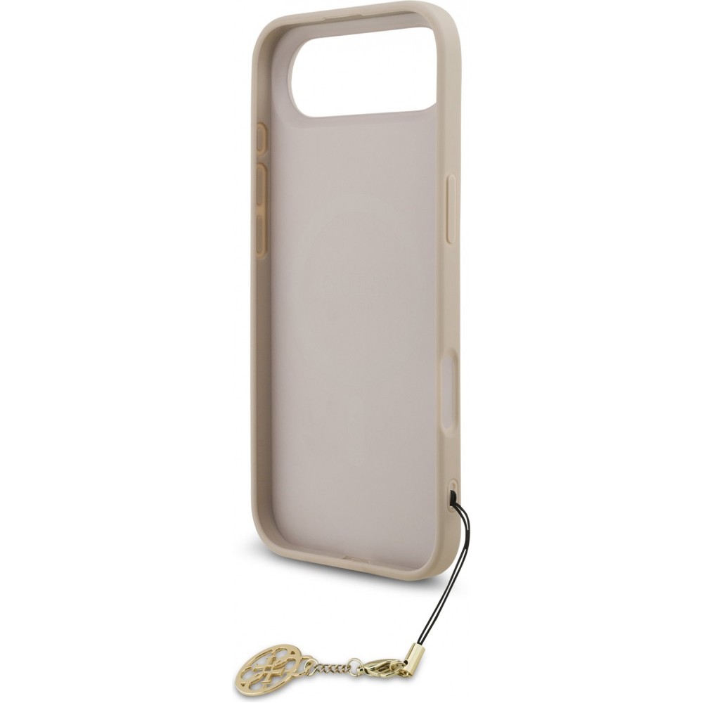 Coque iPhone 17 Air - Guess 4G charm protection élégante design raffiné accessoire tendance - Rose