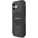 Coque iPhone 17 - AMG Double Layer graphiques transparent MagSafe protection élégante - Noir