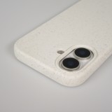 iPhone 17 Case Hülle - Bio Eco-Friendly Vegan mit Handykette Necklace - Weiss