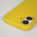 iPhone 17 Case Hülle - Bio Eco-Friendly Vegan mit Handykette Necklace - Gelb