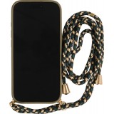 Coque iPhone 17 - Bio Eco-Friendly nature avec cordon collier - Vert foncé