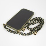 Coque iPhone 17 - Bio Eco-Friendly nature avec cordon collier - Vert foncé