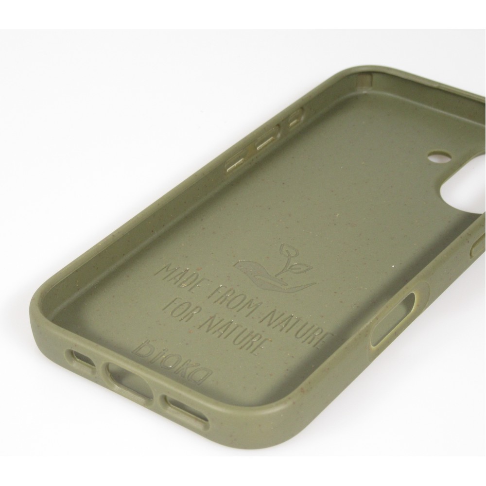 Hülle iPhone 17 - Bioka Biologisch Abbaubar Eco-Friendly Kompostierbar - Dunkelgrün